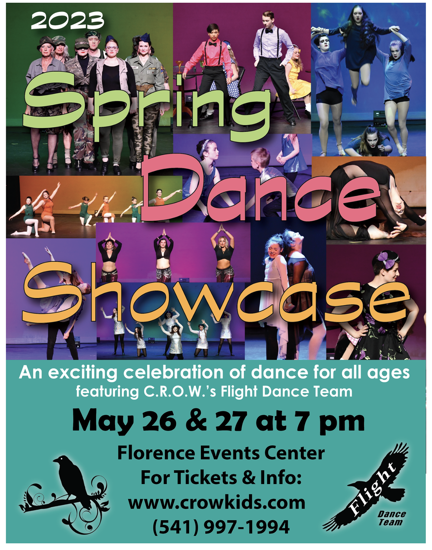 CROW dance showcase poster