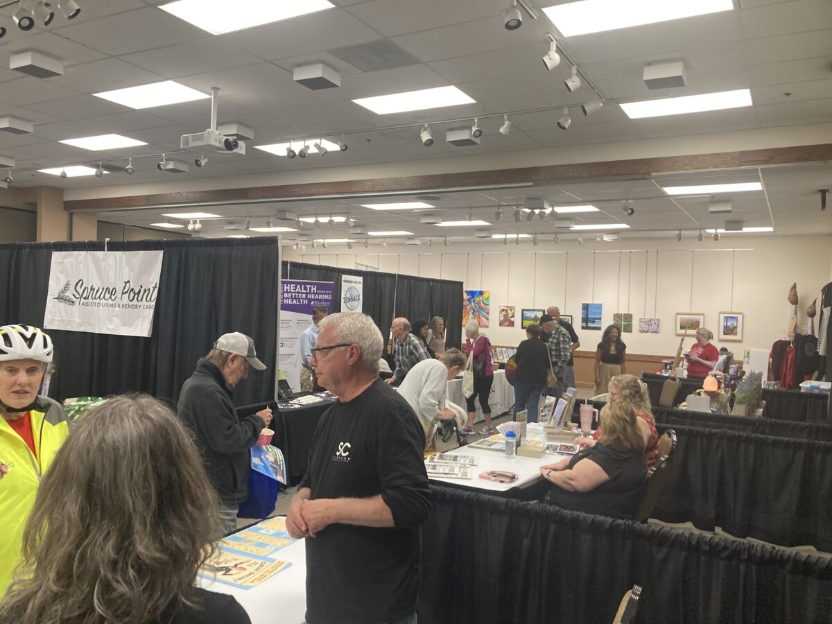 Photo of adults participating in Healthy Aging Expo