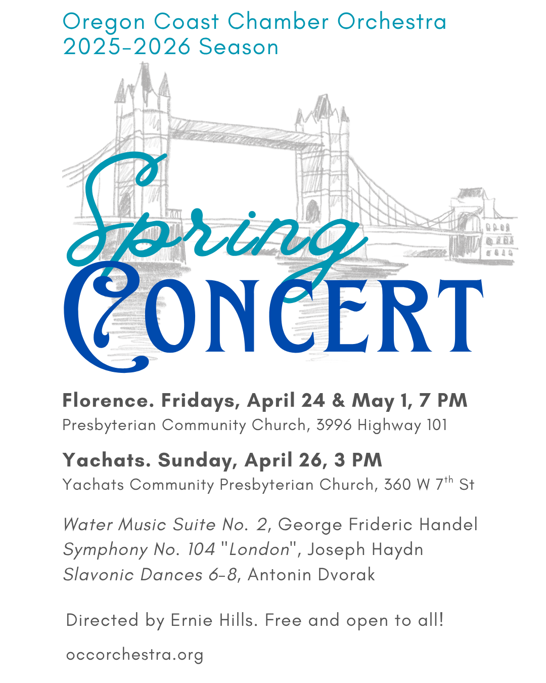 Spring Concert: Oregon Coast Chamber Orchestra