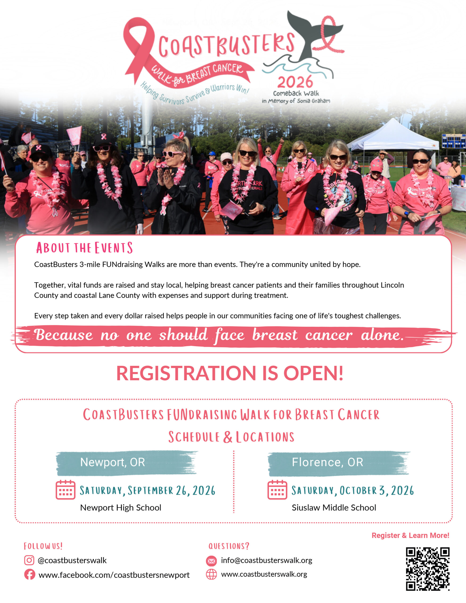CoastBusters Walk for Breast Cancer